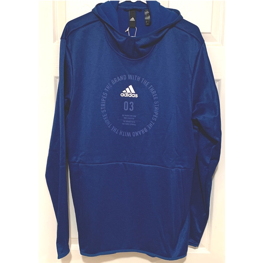 Adidas Team Issue Badge of Sport Hoodie Men's Size Large MTI BOS EI8383